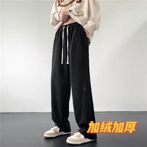 主推款 秋冬季宽松直筒运动休闲卫裤大码 A017 K601 P55 加绒P65图片