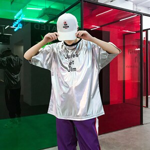 大货足 2019开学季夜店表演hiphop舞台表演出T恤团队KK117 特P35图片
