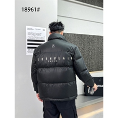 羽绒服男新款立领小熊刺绣羽绒皮外套18961-P170，男装羽绒服，星座310A-4