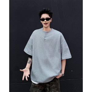 C506P37夏装男装短袖个性休闲时尚半袖宽松男装T恤图片