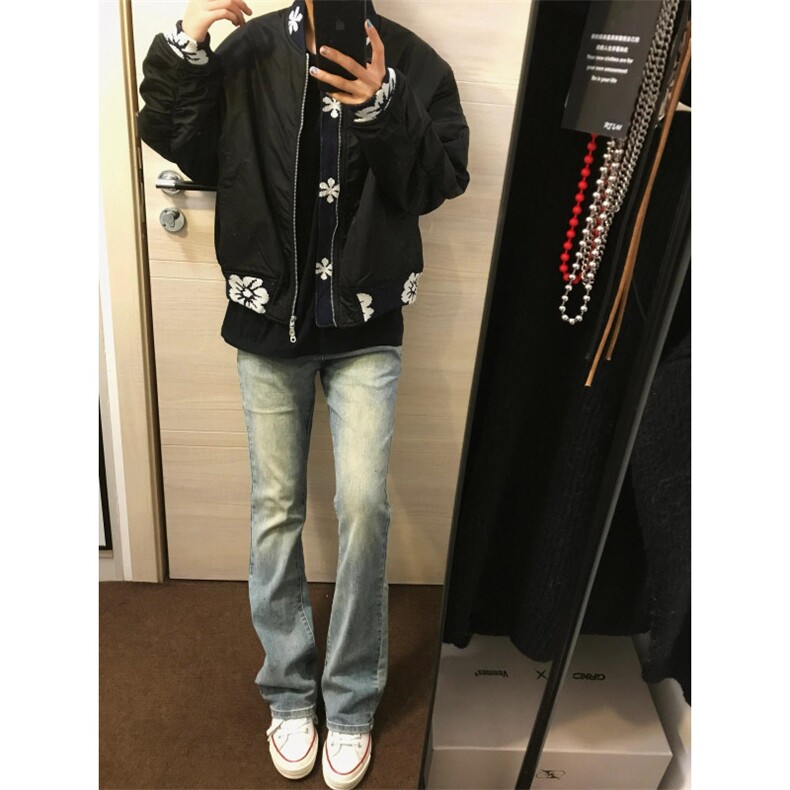 bomber飞行员夹克男短款小众提花外套cleanfit高街vibe美式棒球服,男装夹克,星座1007（原301D）