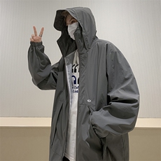 A674-P60日系潮牌街头百搭宽松夹克男冲锋衣户外防风连帽外套，男装夹克，星座512-6