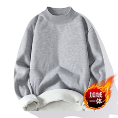 2023-403-2-M668-P26男新款半高领一体绒毛衣针织衫时尚帅气加绒，男装针织衫/毛衣，星座1018-1​