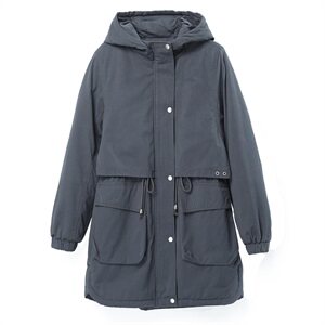2020冬季新款中长款休闲加绒加厚派克服保暖舒适派克服图片
