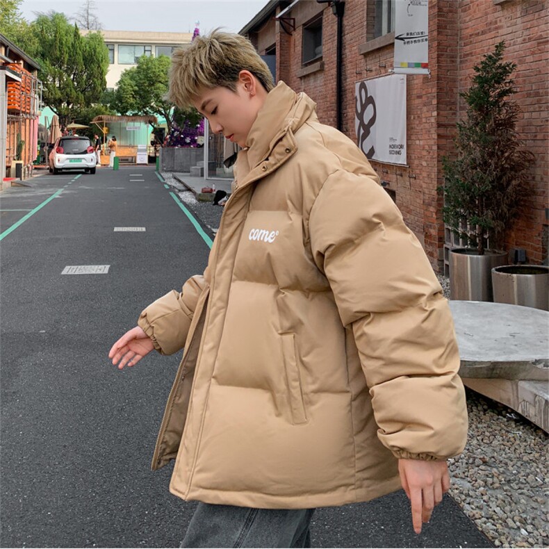 抖音品质可拆卸围脖百搭棉衣男女外套XMY2310-110控148,男装棉衣,电商B370