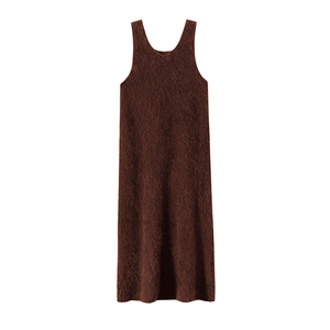 女士秋冬羊绒连衣裙打底简约柔软舒适羊绒图片