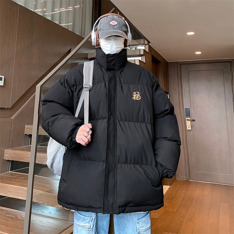 现货抖音得物可供视频冬季三防加厚羽绒棉衣外套面包棉服81154,男装棉衣,电商A486
