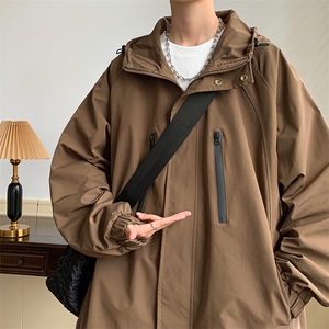 供抖音 高点击工装夹克男秋冬冲锋衣X416B-1-JK681-P85 限118图片