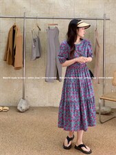 夏季新款韩版连衣裙，女装连衣裙，A 米 格