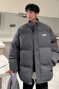 港风宽松抖音直播高品质面包服男羽绒棉外套棉衣M1069特P75图片