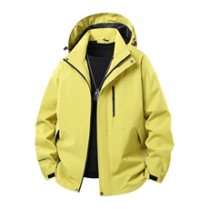 2025年秋季直筒型长袖时尚百搭通勤三防冲锋衣，女装短外套，宏恒