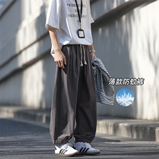 日系格调潮流休闲长裤宽松舒适百搭薄款街头裤子K199TP45控75，男装休闲裤，电商A102B