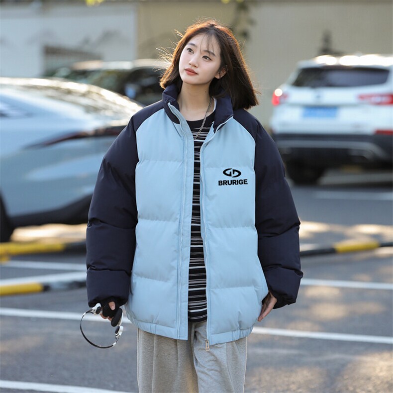 现货抖音得物可供视频三防加厚羽绒拼接棉衣外套面包棉服86638,男装棉衣,电商A486