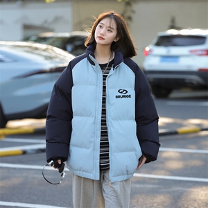 现货 抖音得物可供视频 三防加厚羽绒拼接棉衣外套面包棉服 86638图片