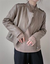 皮衣上新，女装皮衣，麦缇诺