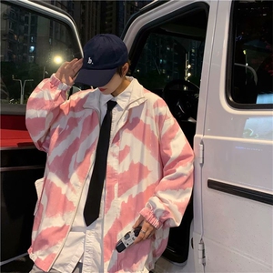 双面穿ins潮痞帅超火外套男春秋季hiphop高街上衣宽松欧美式工装图片