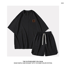 夏季舒适百搭亲肤透气套装TZ15-特批68，男装休闲套装，星座718