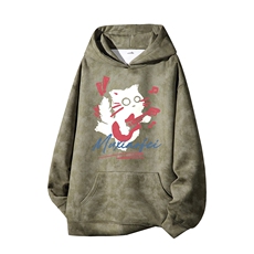 得物供货、重磅420克现货麂皮绒扎染卫衣HD019-1-WL25155ZR-P45，男装卫衣，电商019-1