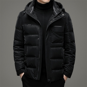 冬季羽绒服男短款加厚商务休闲中年简约外套男装DFLDY7003--P330图片