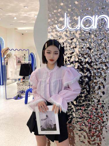 泡泡袖衬衫，面料也是的哦，女装衬衫，JUAN