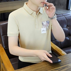 25087-P40夏时尚休闲短袖POLO衫男 商务短袖T恤图片