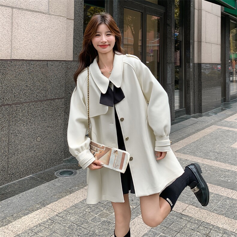 新款2025冬季小香风毛呢外套（送腰带）2C007-166-P195-K288,女装毛呢外套,2C007