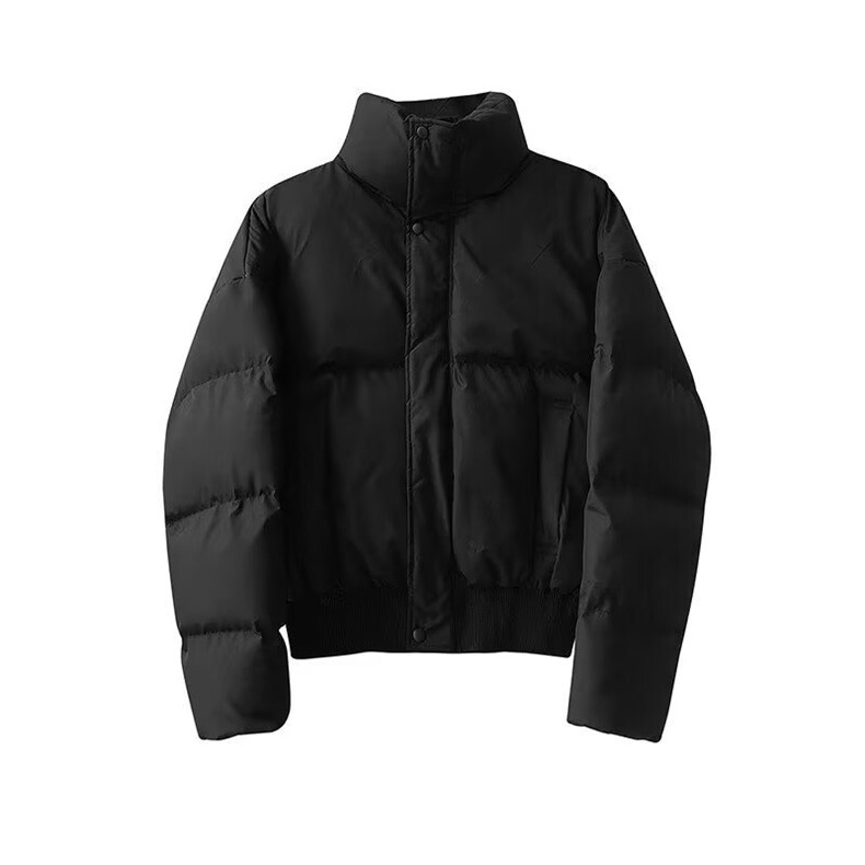 新款面包服情侣棉袄外套冬季重磅简约立领宽松保暖休闲棉服,男装棉衣,星座1013-1