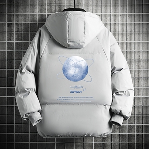 控128加绒面包服男大码羊羔毛衣男MY16241-P100图片
