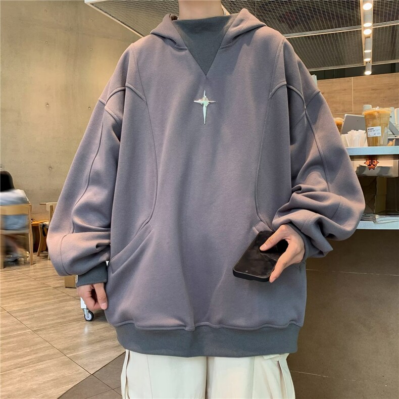HY0631-P40卫衣女春秋季薄款2025新款宽松显瘦百搭韩版学院风上衣,男装卫衣,电商C233