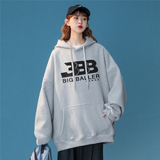 2024春季新款潮流百搭连帽潮牌ins中性宽松连帽卫衣W255P35控58，男装卫衣，A247A