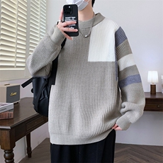 【新品】2025秋冬男士时尚休闲百搭针织毛衣潮流-M099-P45，男装针织衫/毛衣，星座1105-1