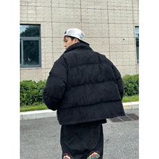 网络图现货！灯芯绒立领棉服外套高级设计感小众韩版棉服RY63-P95，男装棉衣，星座1005-6