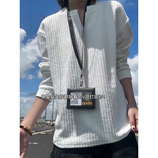 XZ809A/VL01/特P14深度库存量大可谈美式V领肌理感百搭长T卫衣，男装卫衣，星座809A(原222-1)