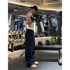 美式高街潮牌男女运动休闲裤直筒宽松卫裤慵懒显瘦休闲长裤子，男装休闲裤，电商A486