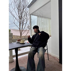 立领针织棉服宽松棉服加厚保暖棉袄ins简约夹棉开衫外套MY41，男装针织衫/毛衣，星座1116A（原606A-3）