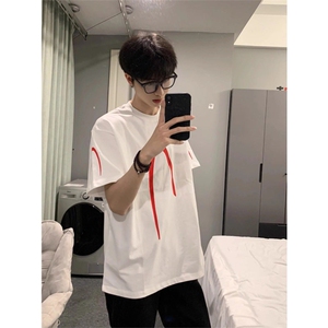 260克夏季潮牌印花短袖ZX0140-P28图片