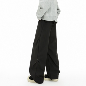 190美式褶皱铆钉伞兵裤加长高个子工装裤薄款冲锋速干裤KZ033P50图片