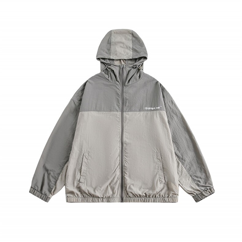 ANSWERME391白底图FS012夏季时尚撞色防晒服P105，男装防晒衣，新杭派391(FUSEEHO 391)