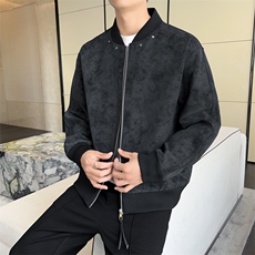 春秋新款皮夹克男宽松复古做旧美式翻领皮衣外套JK02569-P85，男装皮衣，星座308B-2