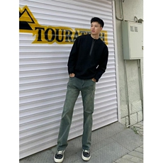 春季美式复古街头潮流半拉链卫衣男宽松痞帅百搭上衣外套T122，男装T恤，星座1116A（原606A-3）