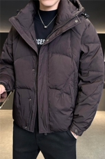 冬季男士连帽加厚羽绒服【标50绒】，男装羽绒服，星座414（原B263）