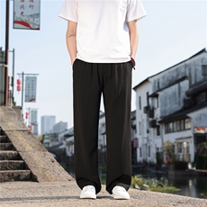 2026夏季新款宽松大码纯色休闲风男装休闲裤K2609，男装休闲裤，电商A008
