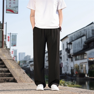 2026夏季新款宽松大码纯色休闲风男装休闲裤K2609，男装休闲裤，电商A008