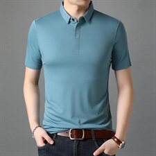 2021夏季男士新款短袖T恤时尚简约商务休闲polo衫B90301P58，男装Polo衫，电商D230