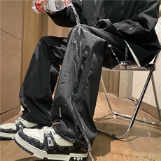 抖音品质春季新款INS防水拉链设计冲锋裤B315-K23521-特p30控58，男装休闲裤，电商B315