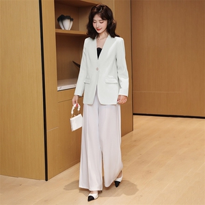 西装外套女2025春秋新款气质时尚休闲减龄炸街设计感百搭西服上衣图片