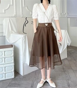 夏款半裙，女装半身裙，艾慕缇(1F)