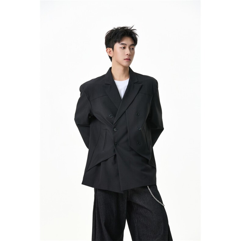 秋季新款美式设计感休闲西服  WT2531-特P80-控148图片