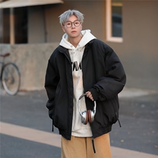 冬季立领宽松潮牌棉衣男女休闲飞行服外套棉服灯芯绒加厚JM9050，男装夹克，星座1116A-1（原606A）
