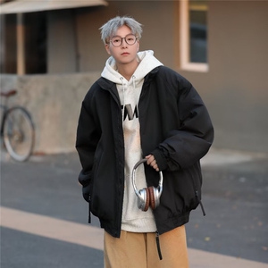 冬季立领宽松潮牌棉衣男女休闲飞行服外套棉服灯芯绒加厚 JM9050图片